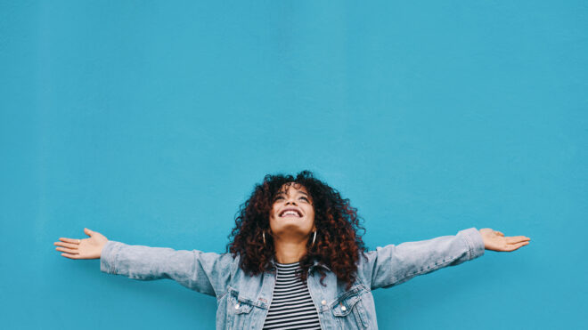 happy woman