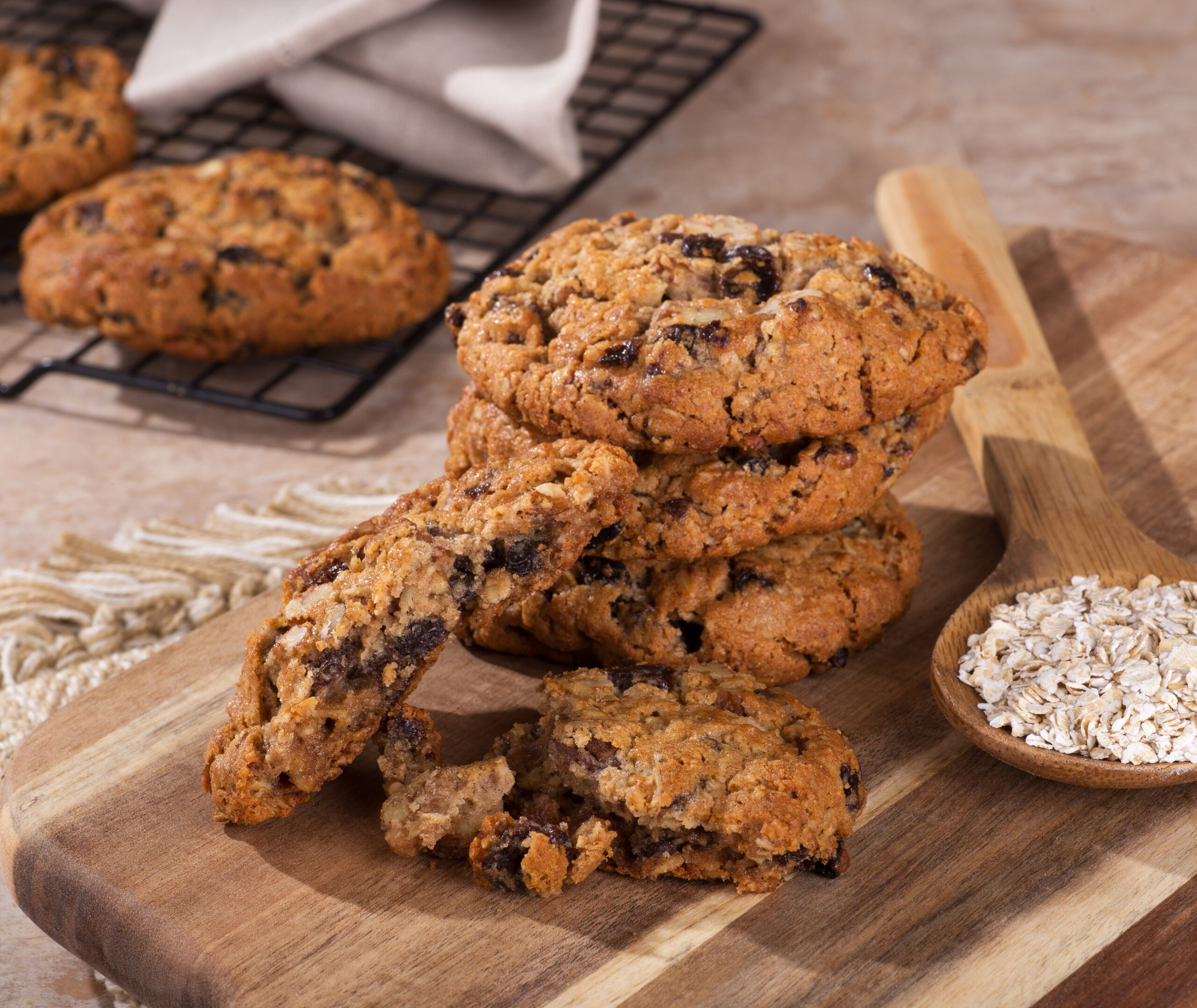 Raisin Pecan Oatmeal Cookies