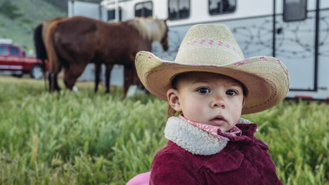 baby on the ranch