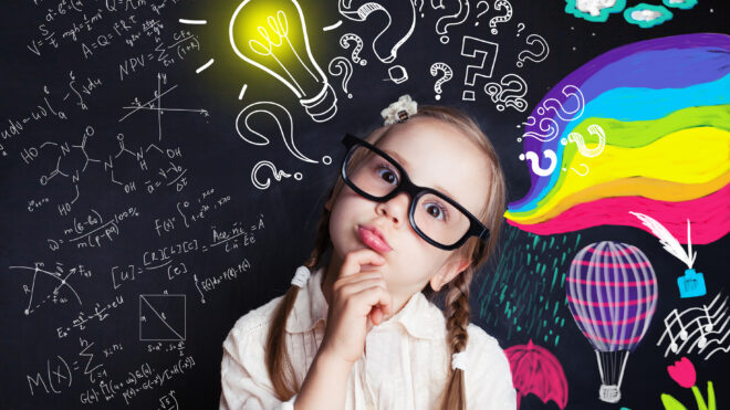kid thinking
