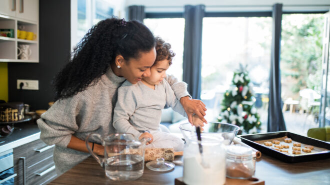 Making cookies
