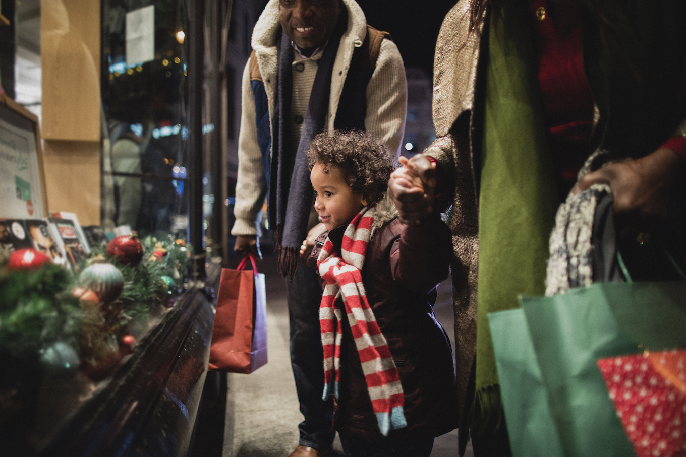Christmas Shopping with Grandparents