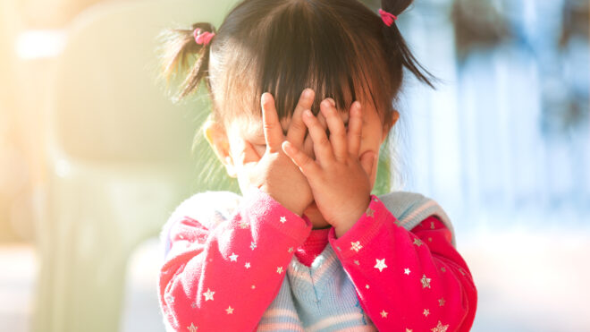 crying toddler