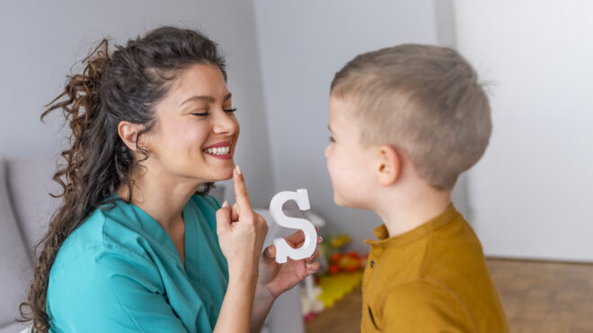 boy speech therapy