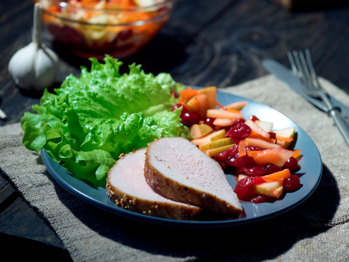 Roasted pork tenderloin