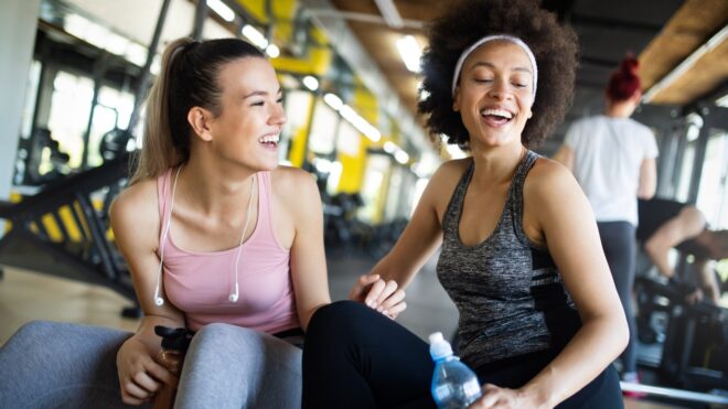 women at the gym