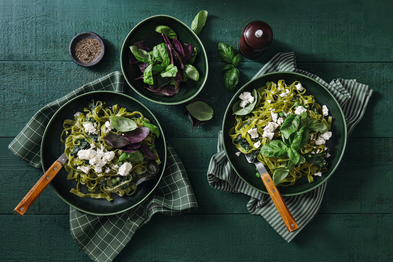 Vegan Gluten-Free Creamy Spinach Pasta