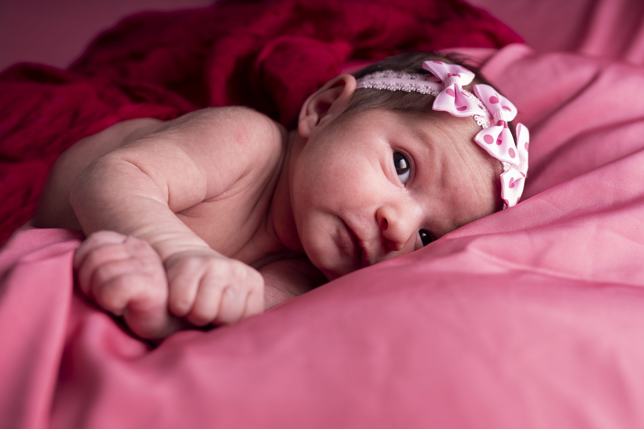 Newborn baby girl