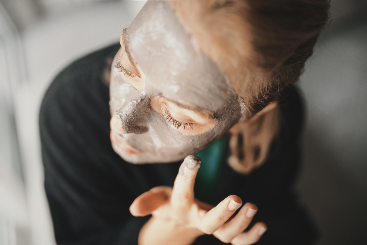 Clay is a natural remedy for my skin.