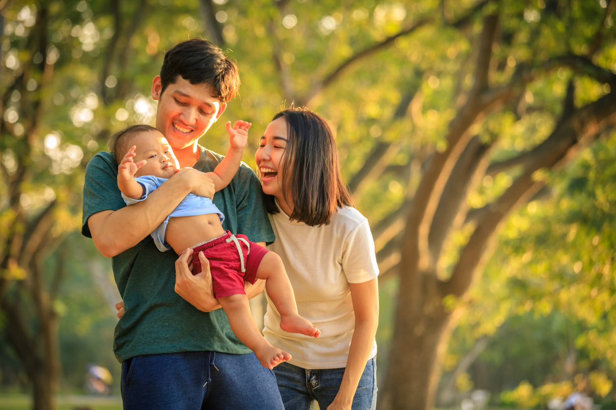 Asian family