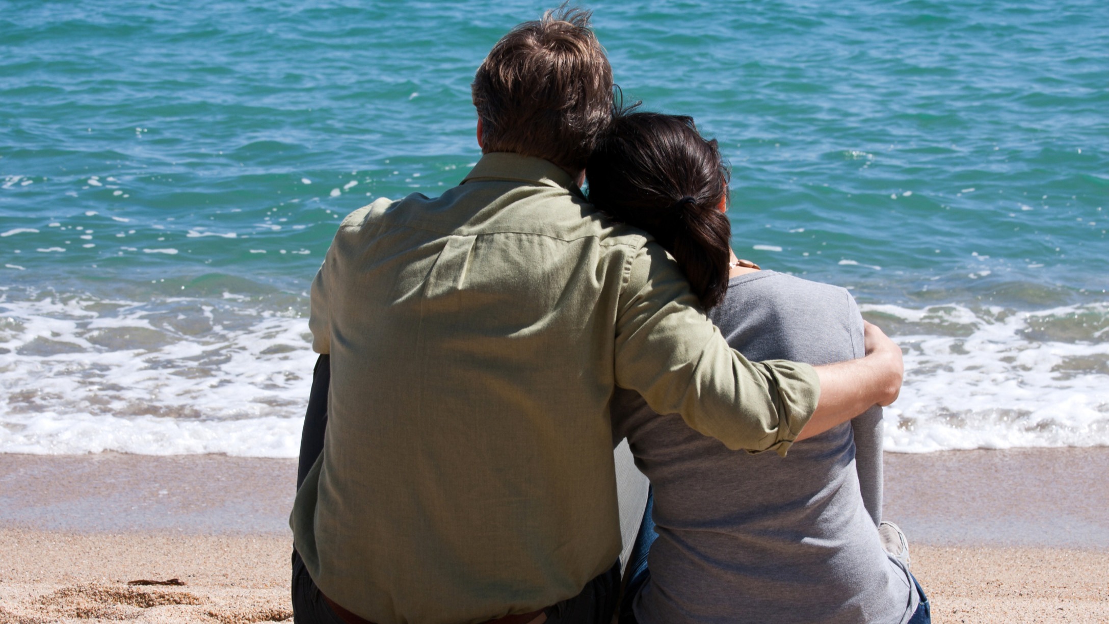 couple on beach