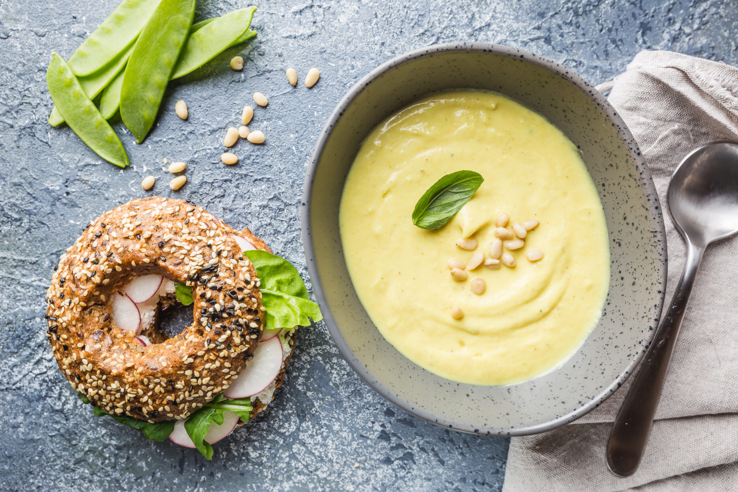 Cauliflower soup puree