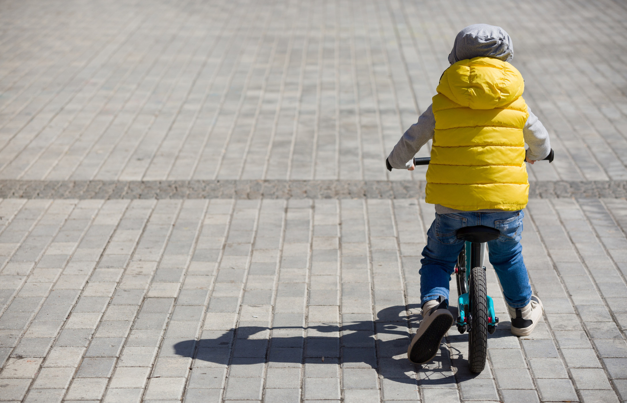 boy riding a bike