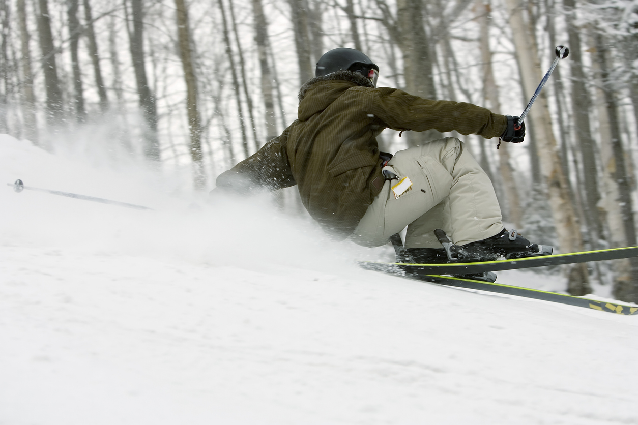 Active skier