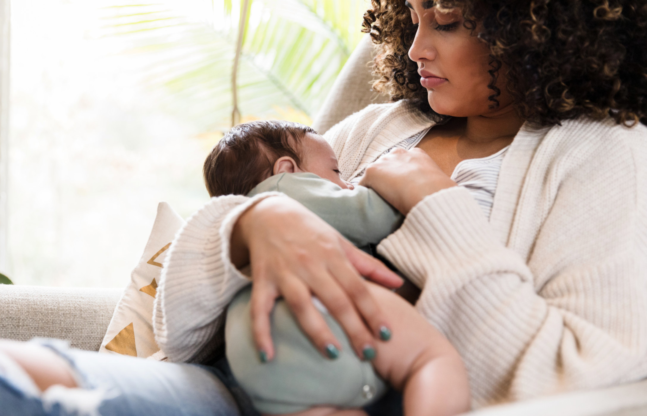 woman breastfeeding