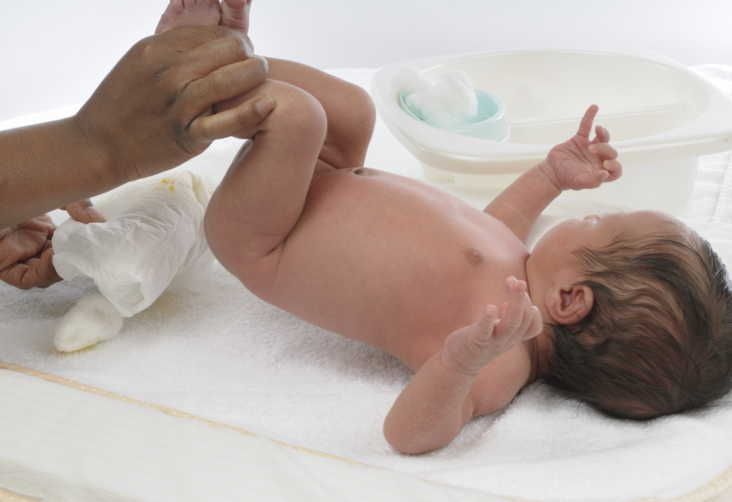 Changing a Baby's Nappy - one of six