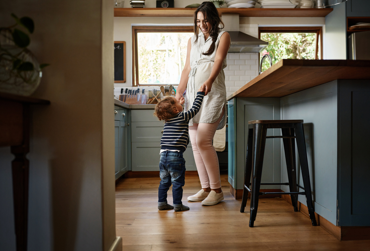 Our kitchen is for dancing
