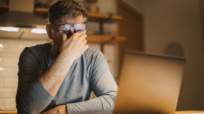 frustrated man