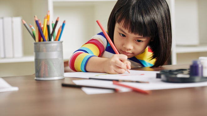 coloring kid