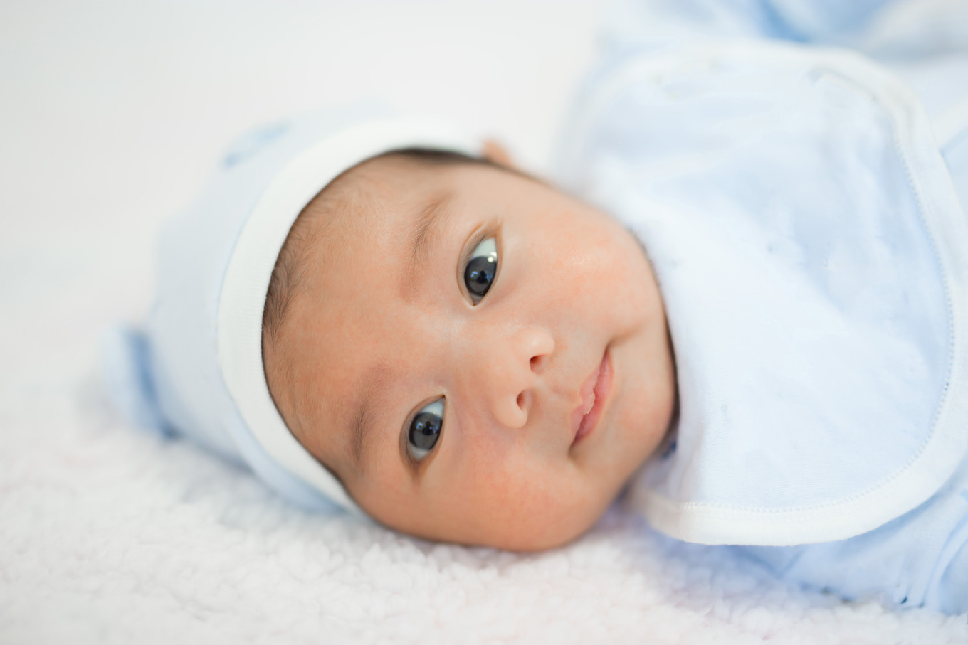 A month old baby boy