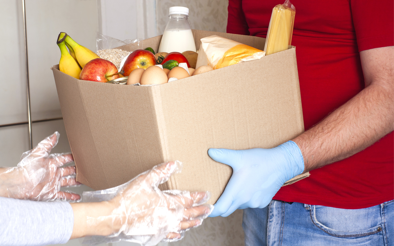 Food delivery during quarantine