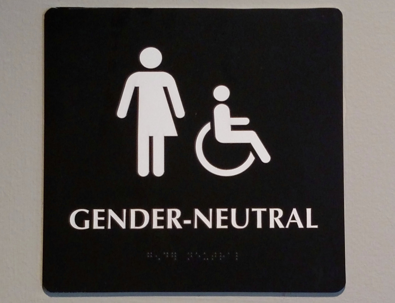Gender neutral sign