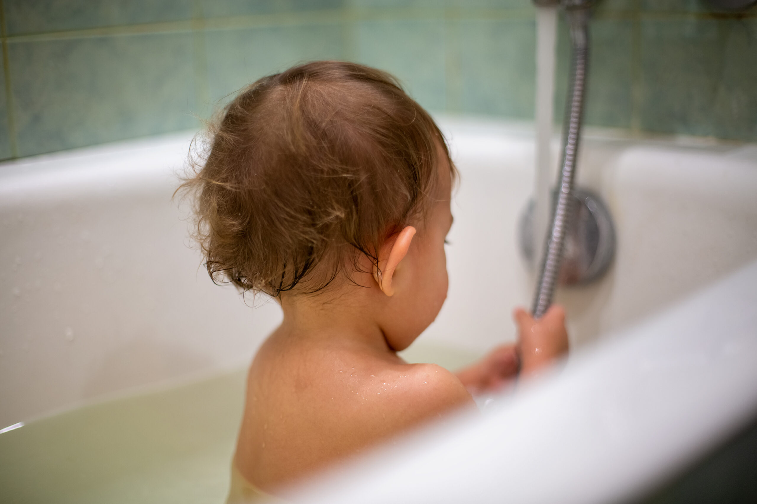 girl in bathtub