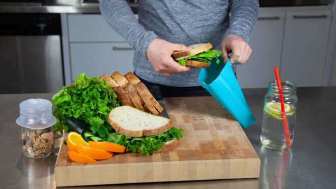 dad making lunch