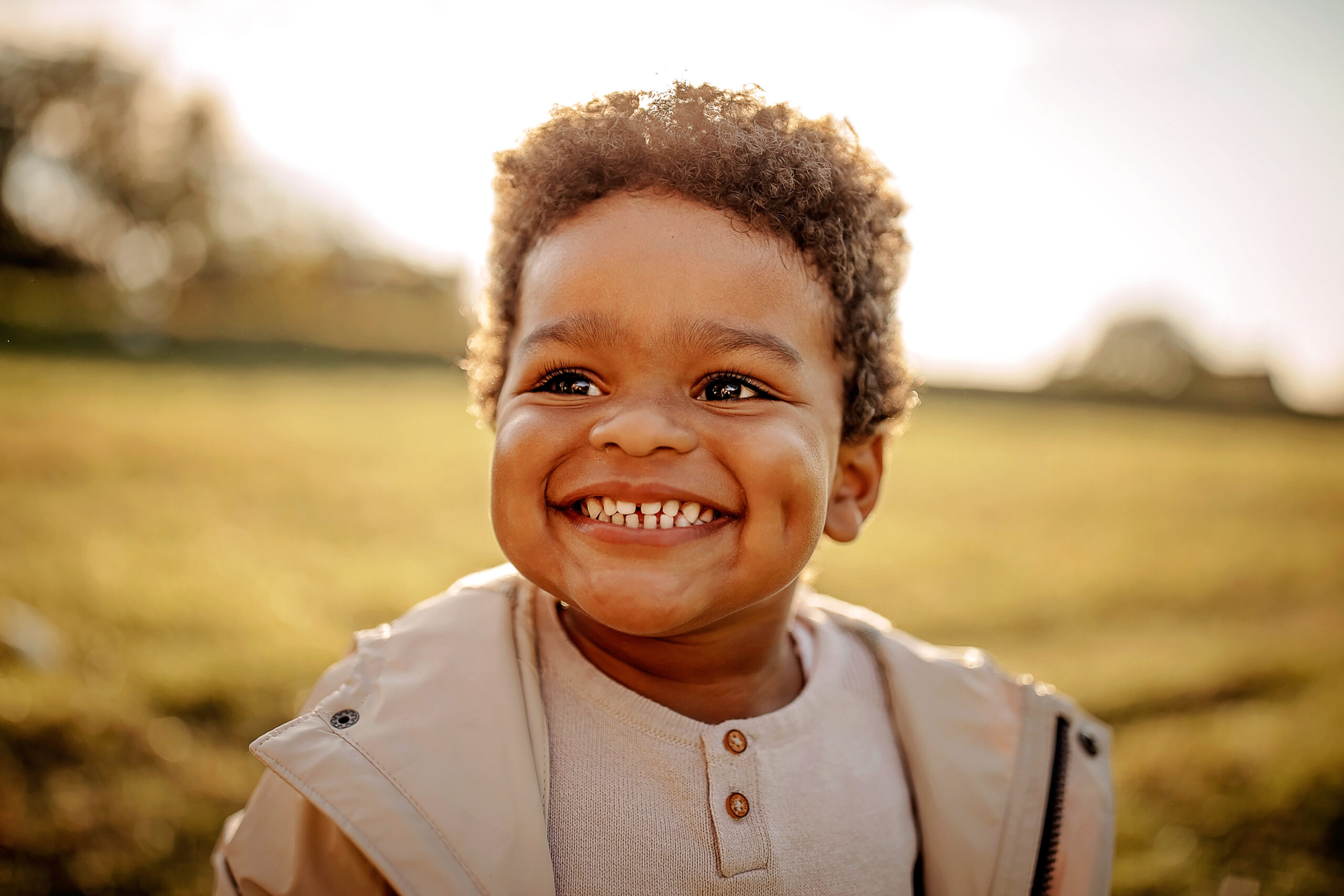 Portrait of happy child
