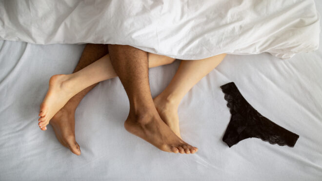 Couple in bed