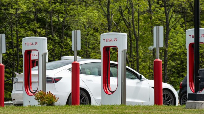 Tesla charging