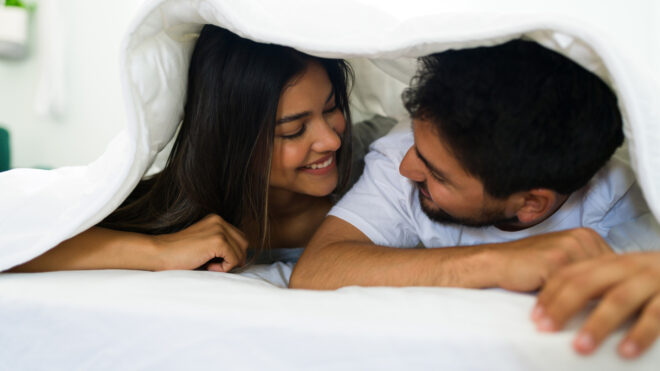 couple in bed