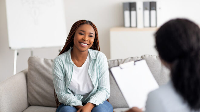 woman in therapy