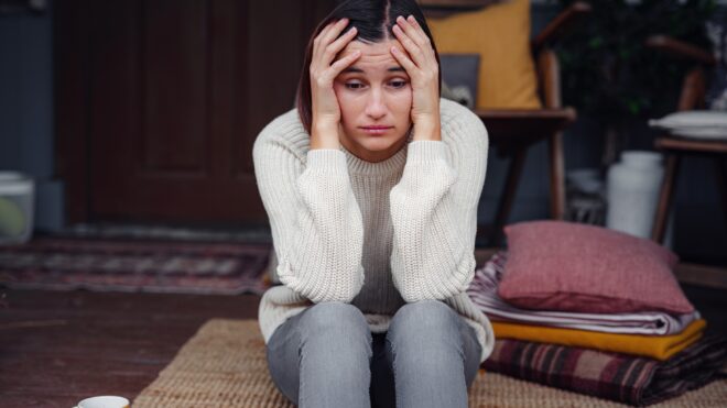 stressed woman