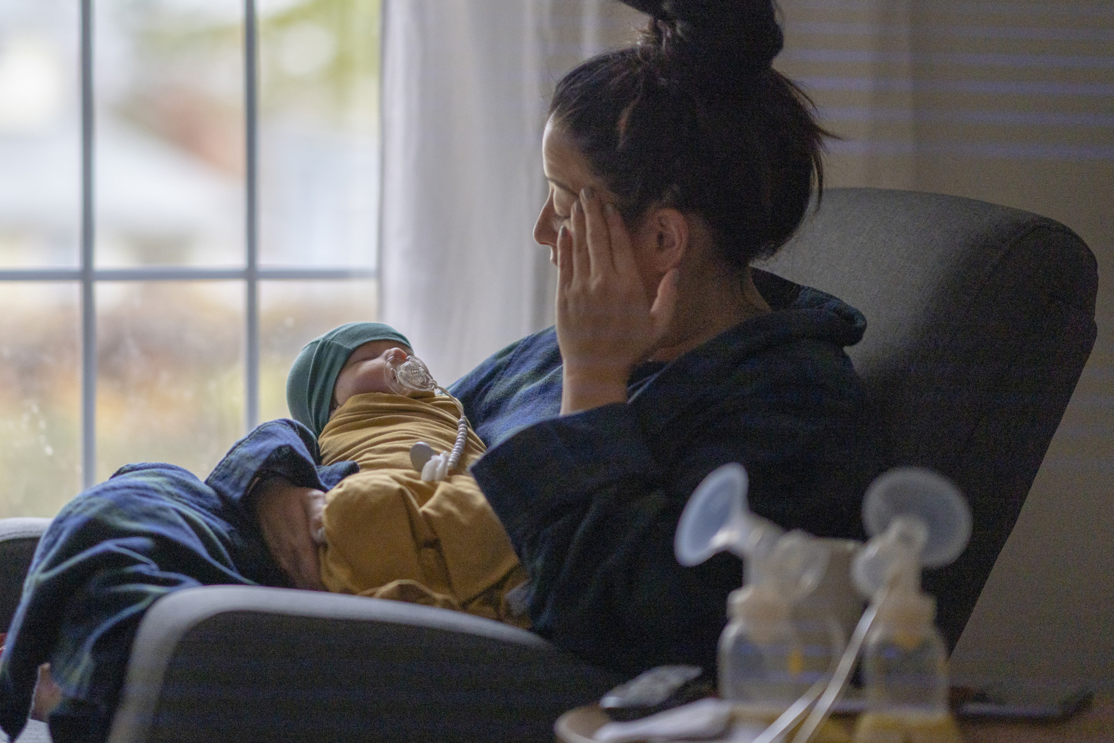 Postpartum mom
