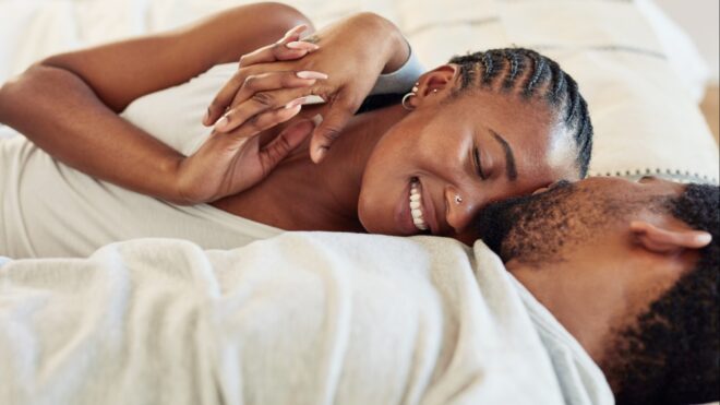 couple on bed