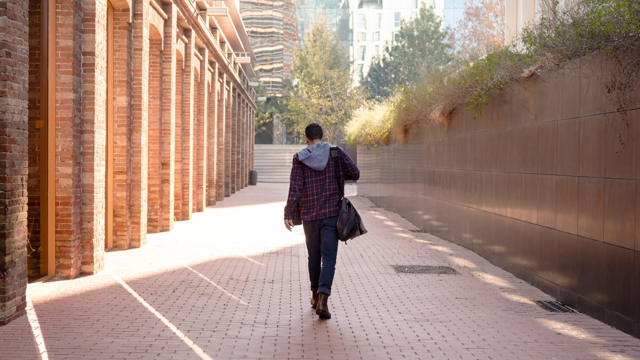 Man Leaving