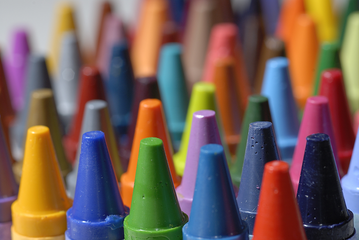 Crayon Macro Close Up