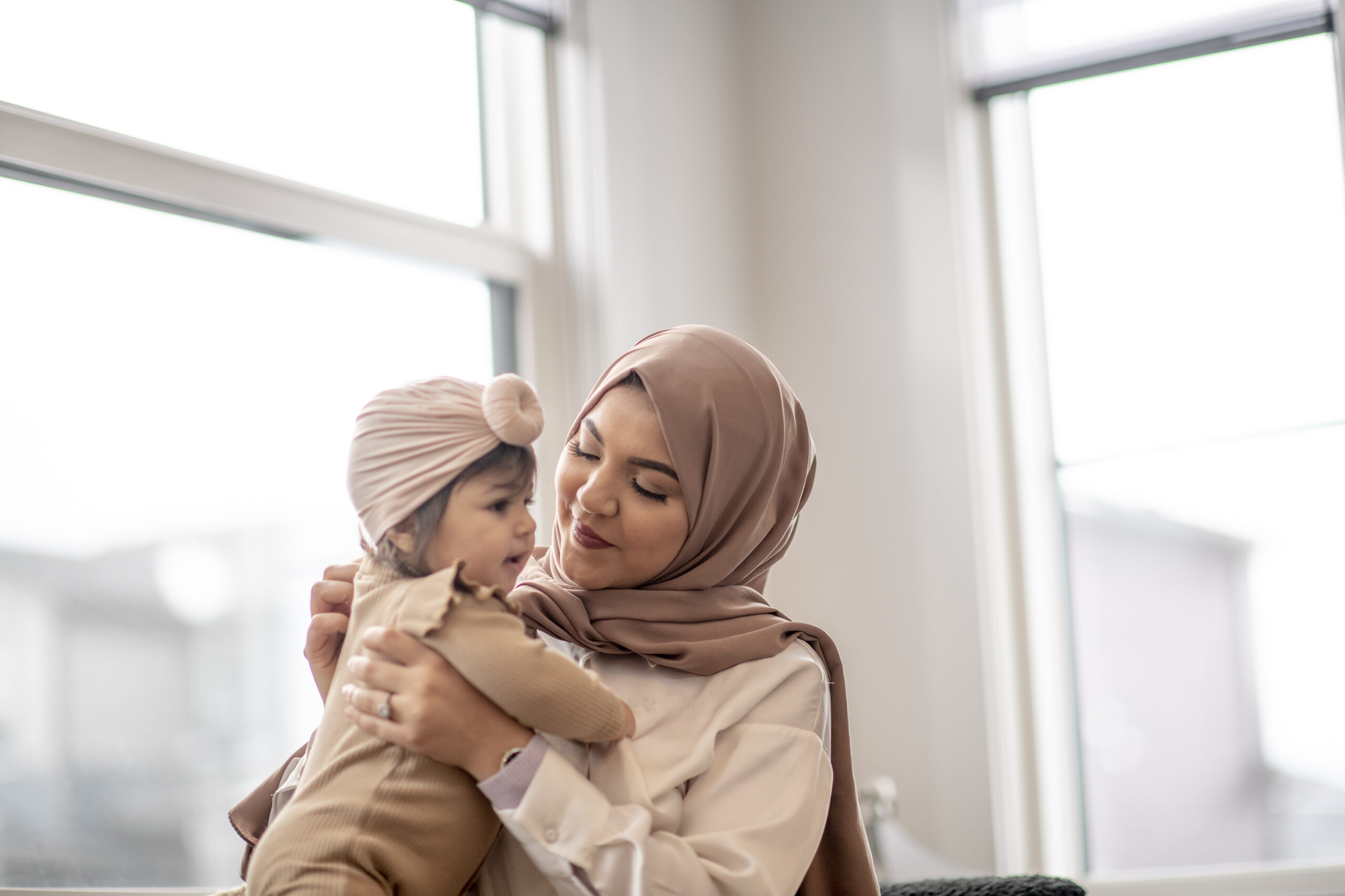 Muslim Mother and her Baby