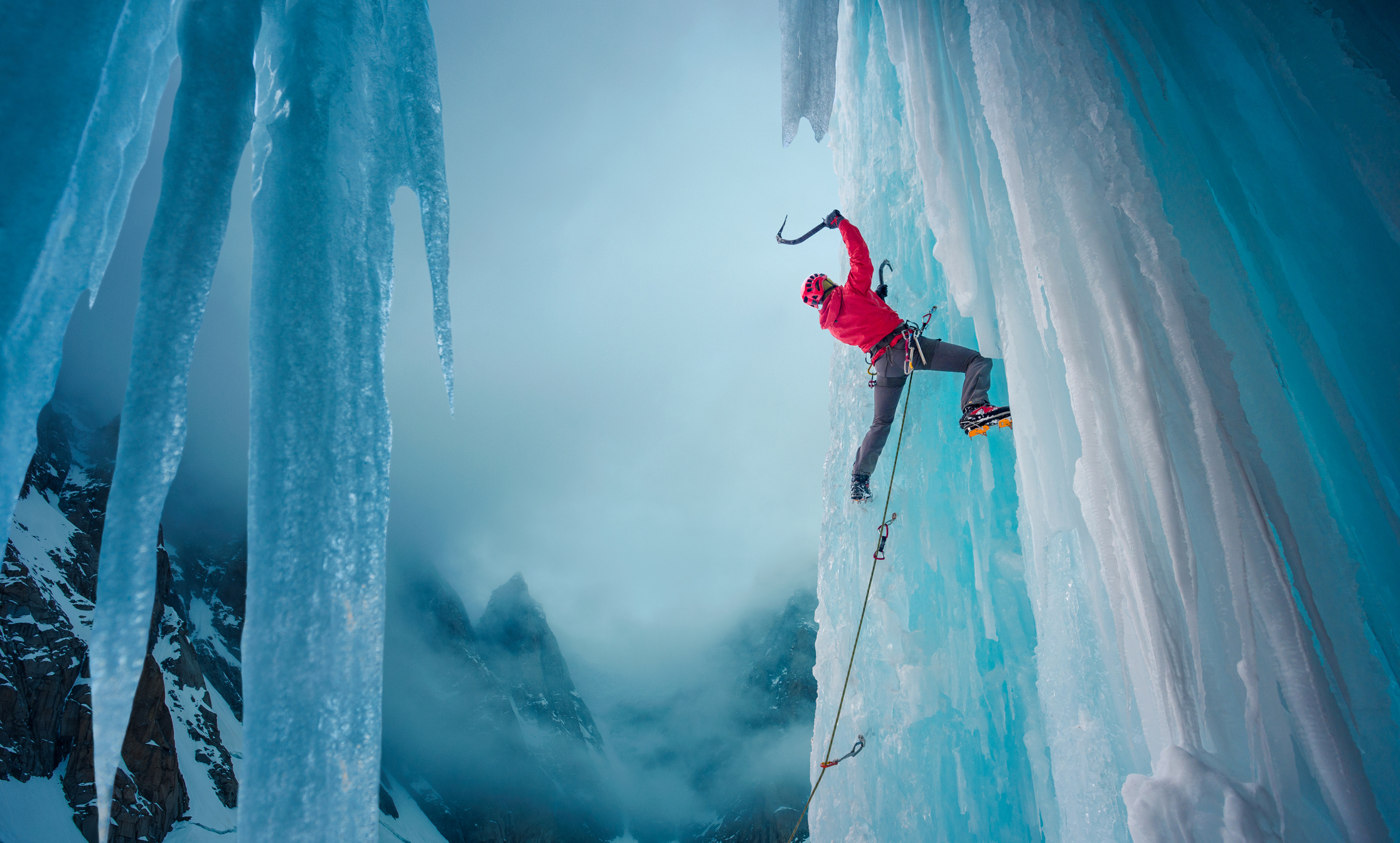 Ice climbing