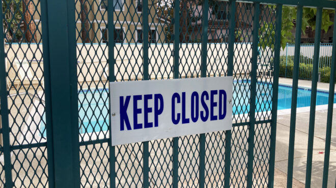 Pool fence and gate
