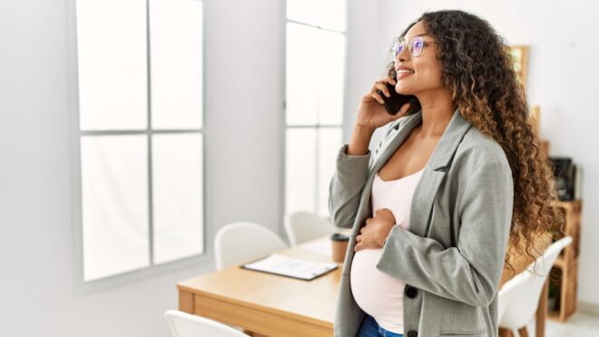 pregnant working mom