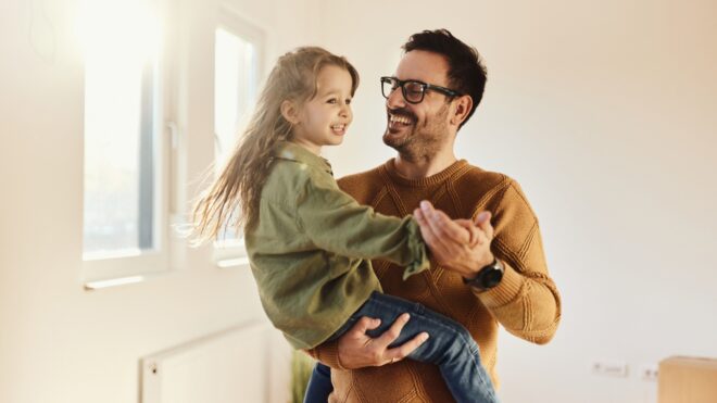 Father and daughter