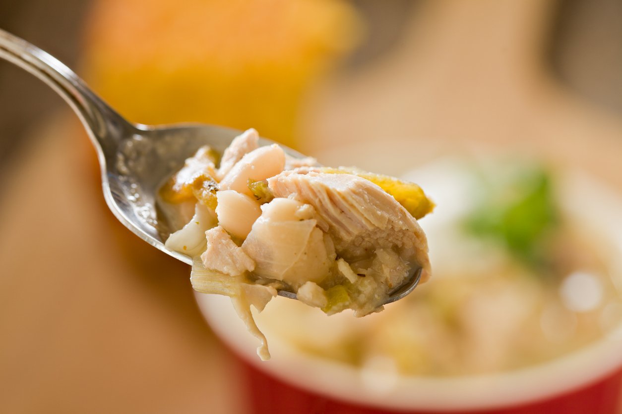 Spoonful Of White Chicken Chili