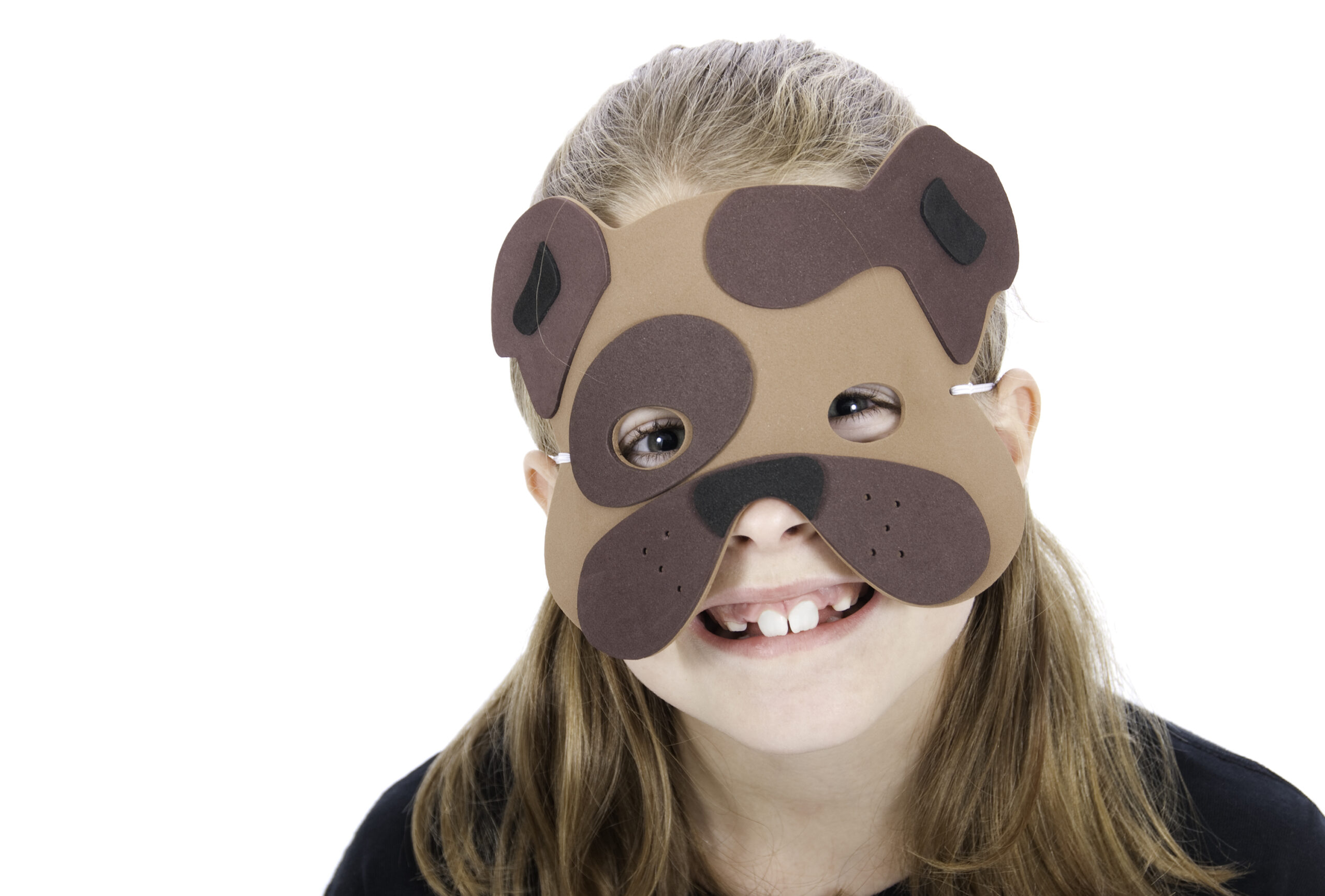 Girl In A Puppy Mask
