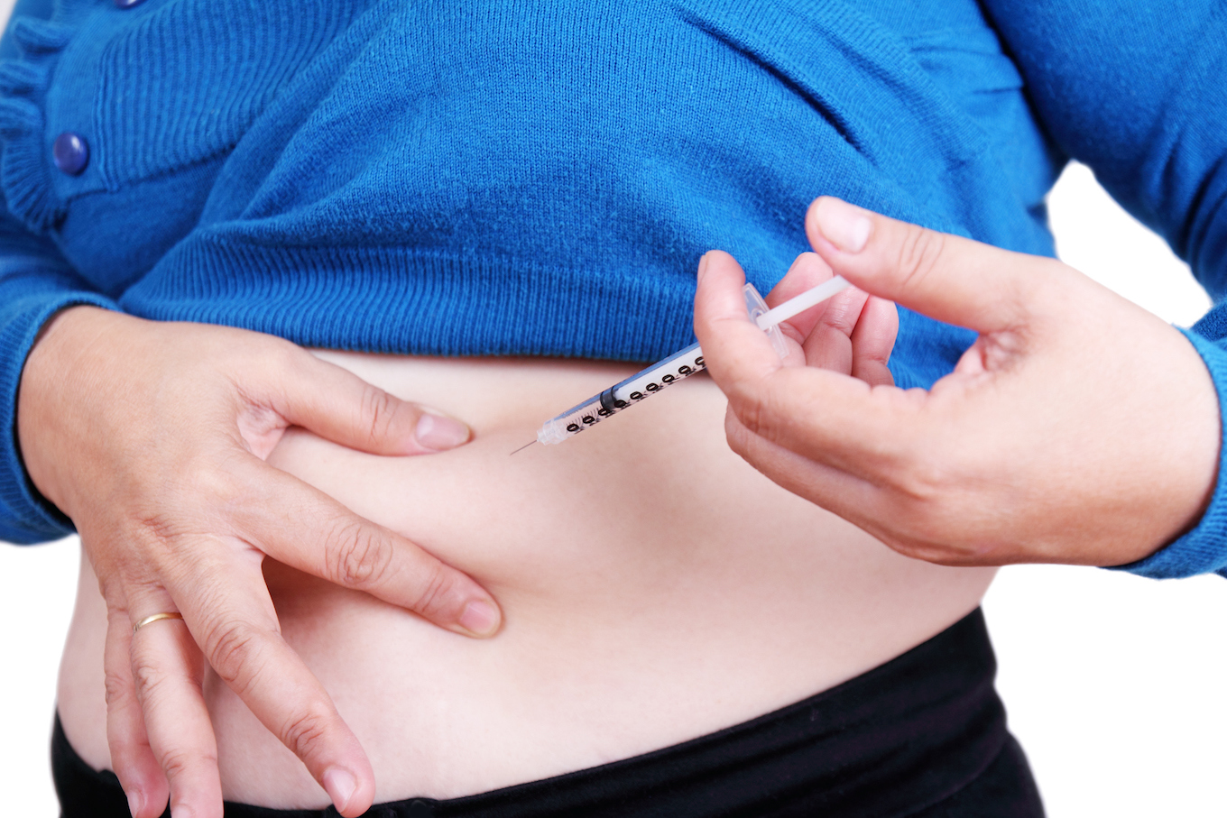 Diabetic woman
