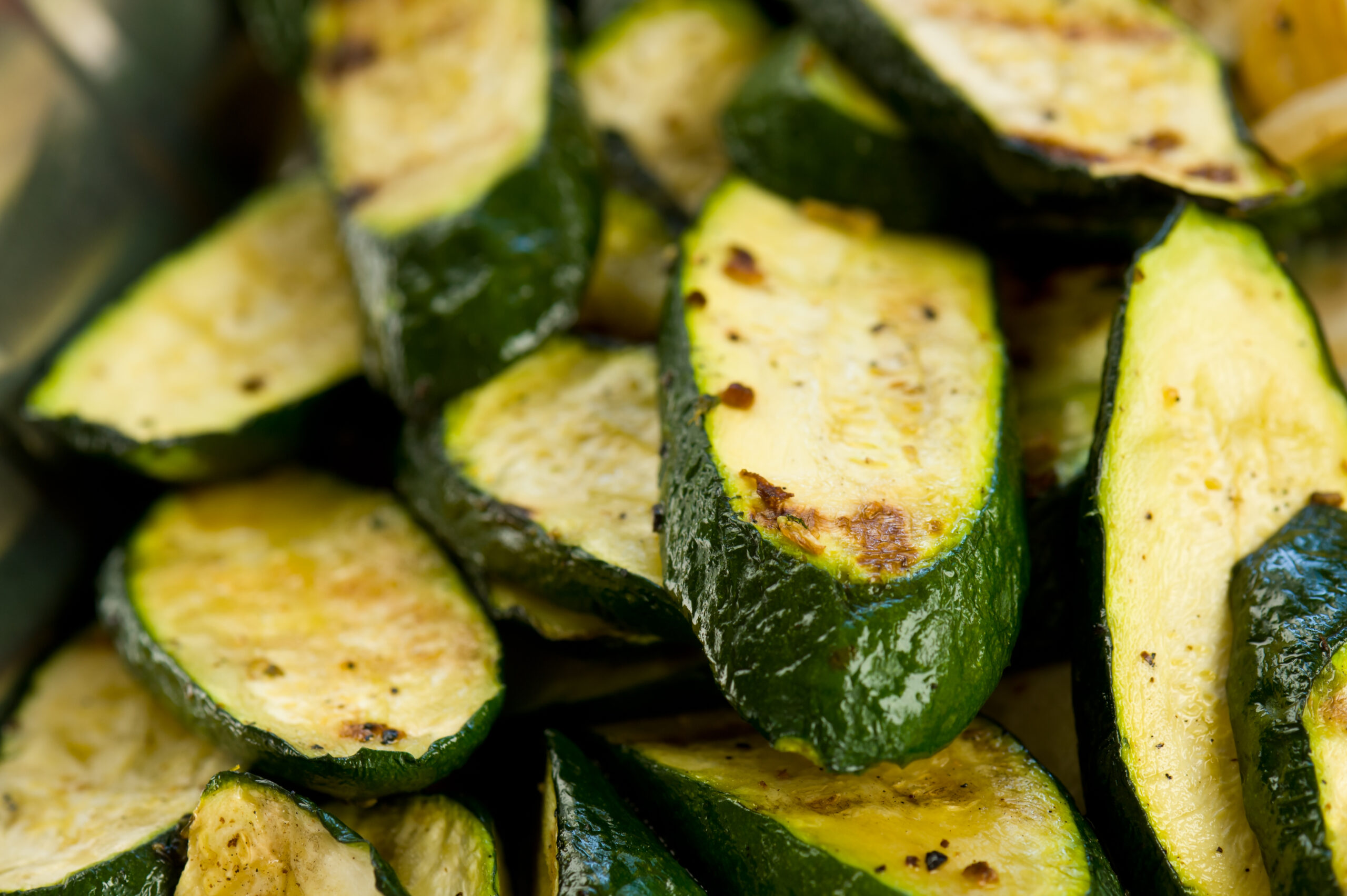 Grilled Zucchini Closeup