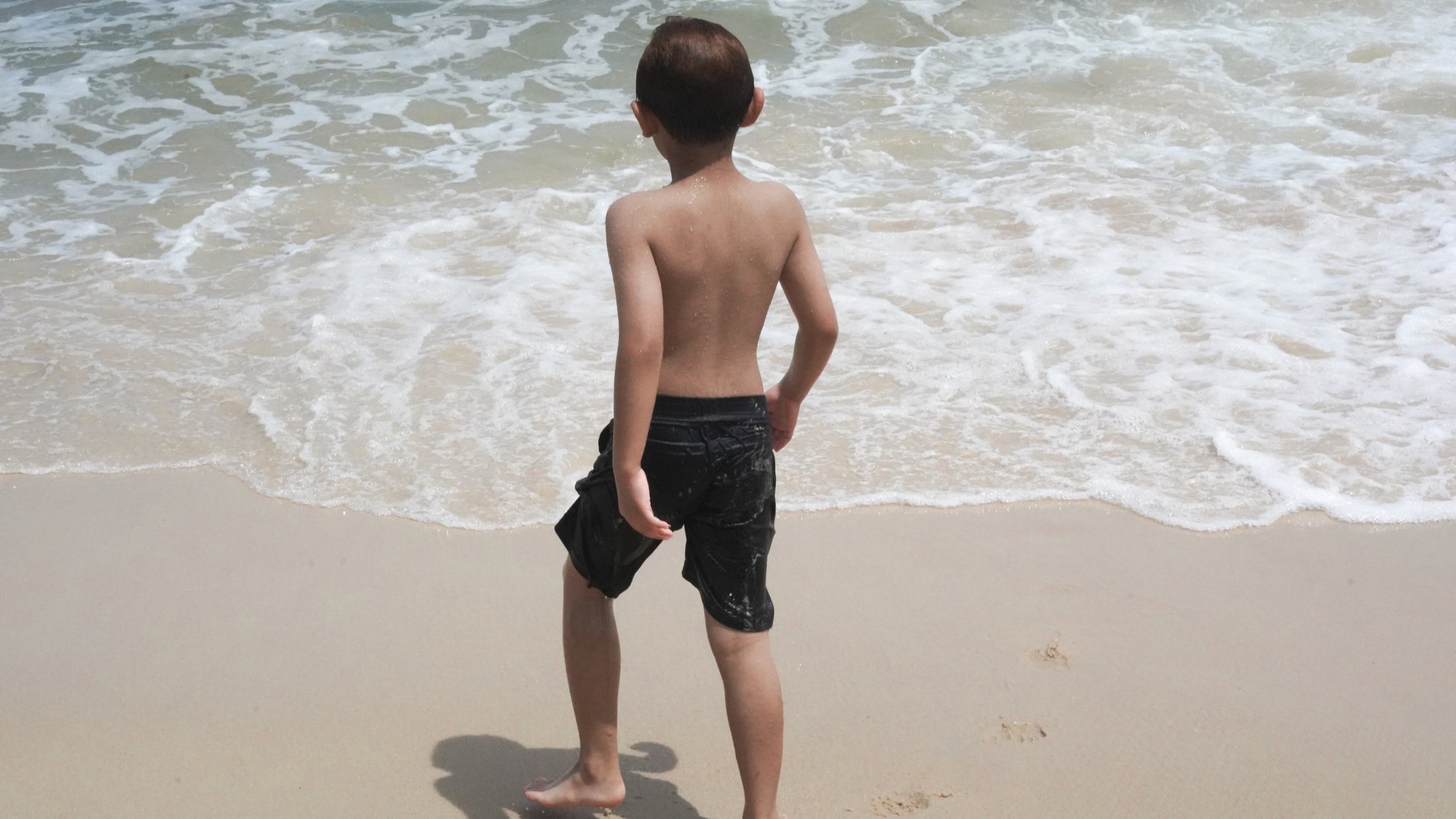 boy at the beach