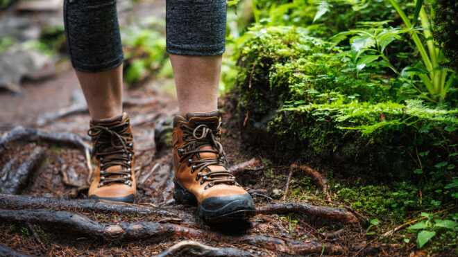 person hiking