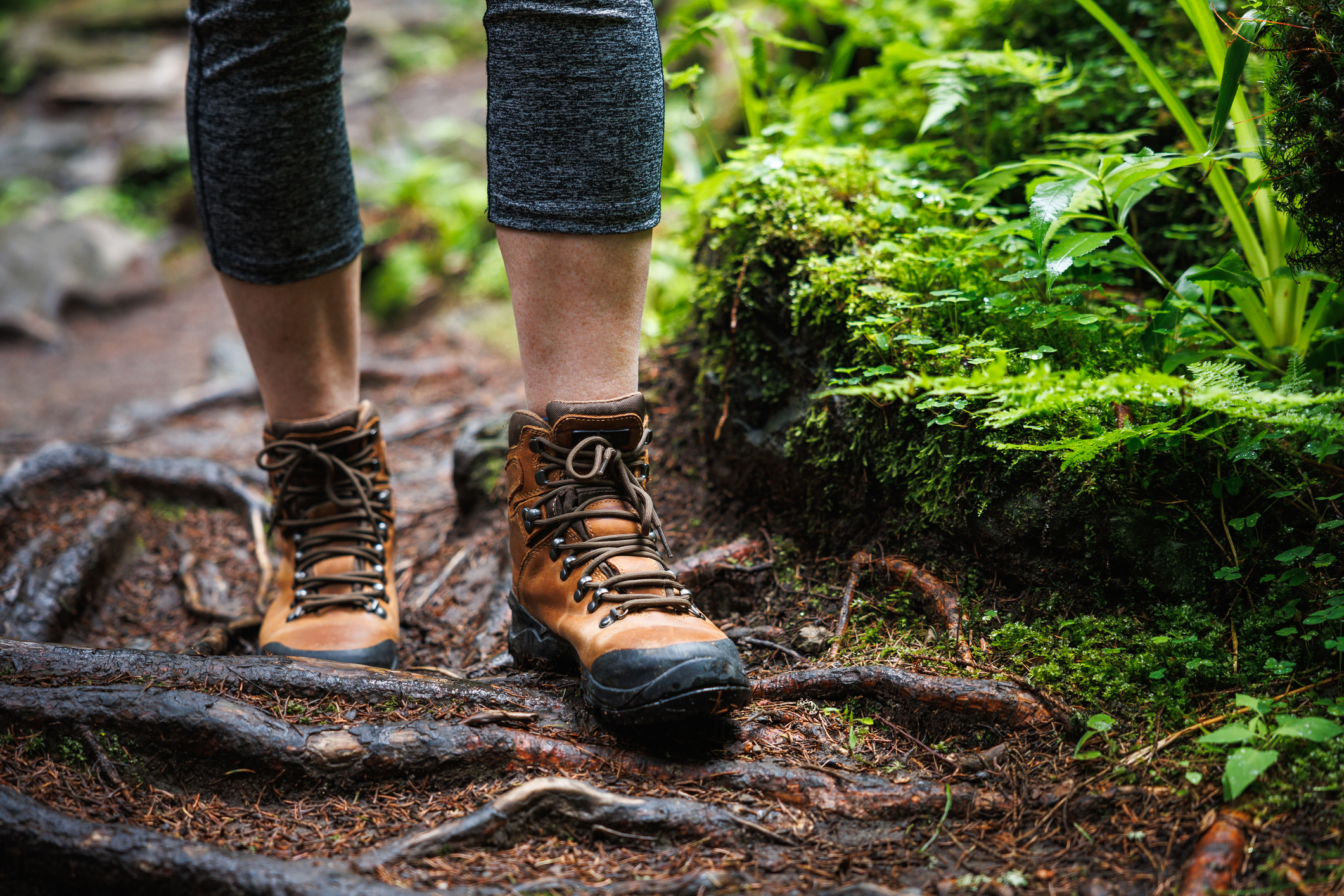 person hiking